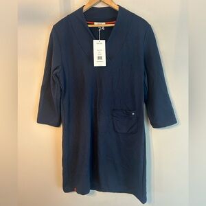 Tyler Boe V-neck cotton blend dress size L NWT